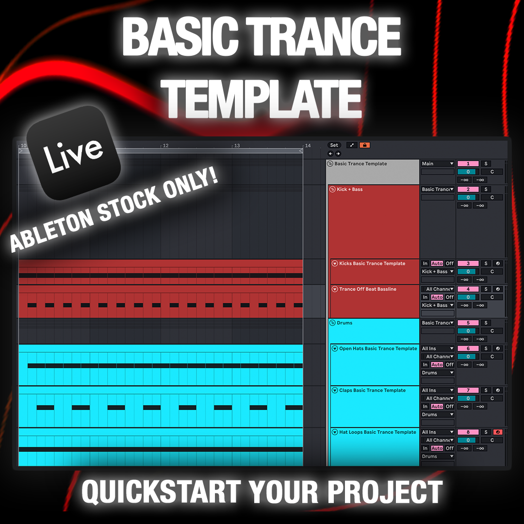 Basic Trance Ableton Live Template